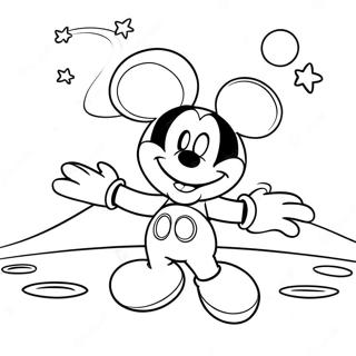 Pagina Da Colorare Dellavventura Spaziale Di Mickey Mouse Clubhouse 71433-59048