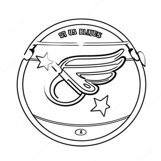 Pagina Da Colorare Del Logo Dei St Louis Blues 71463-59054