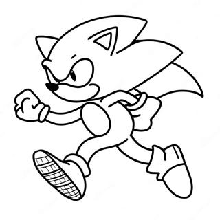 Pagina Da Colorare Di Sonic Che Corre Veloce 71734-59268