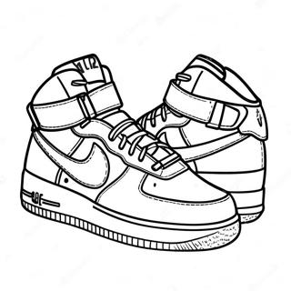 Air Force 1 Pagine Da Colorare