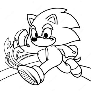 Pagina Da Colorare Di Sonic The Hedgehog In Velocita 71914-59420