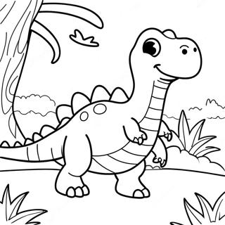 Pagina Da Colorare Di Gogo Dino Adventure 71964-59459