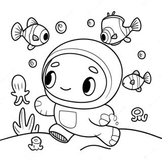 Pagina Da Colorare Dellavventura Subacquea Degli Octonauts Vegimal Carini 71984-59470