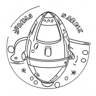 Pagina Da Colorare Del Logo Spacex 71993-59475