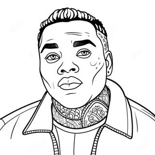 Pagina Da Colorare Di Kevin Gates 72254-59674