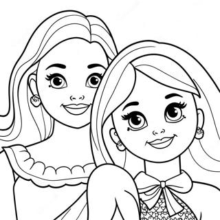 Barbie E Le Sue Sorelle Pagine Da Colorare