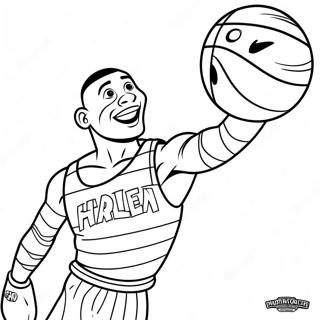 Harlem Globetrotters Pagine Da Colorare