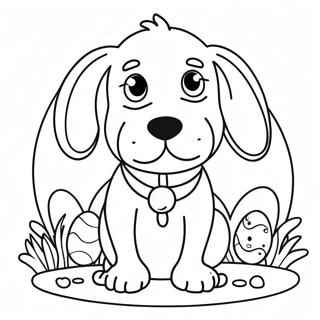 Pagina Da Colorare Del Cane Di Pasqua 72664-59998