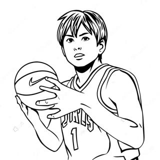 Kuroko In Azione Pagina Da Colorare 72805-60117