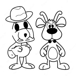 Pagina Da Colorare Rocky E Bullwinkle 72824-60144