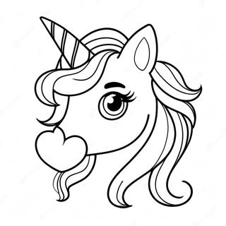 Emoji Unicorno Pagine Da Colorare