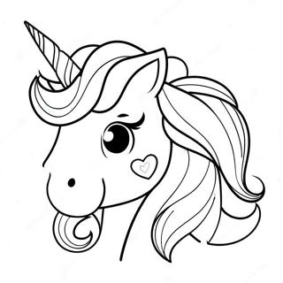 Pagina Da Colorare Emoji Unicorno 72864-60156