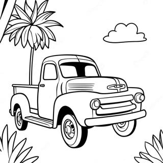 Pagina Da Colorare Del Camioncino Vintage 72935-60219