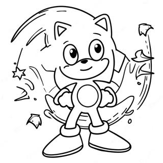 Pagina Da Colorare Dei Sonic Superstars 72954-60239