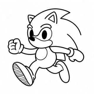 Pagina Da Colorare Di Sonic Che Corre Veloce 72955-60230