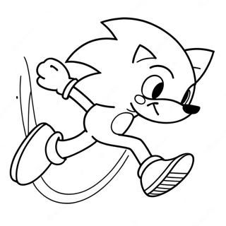 Pagina Da Colorare Di Sonic Che Corre Veloce 72955-60232