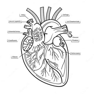 Diagramma Del Sistema Circolatorio Da Colorare 73324-60543