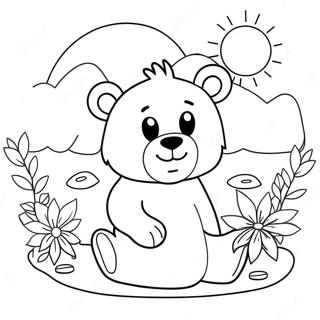 Pagina Da Colorare Di Orso Funshine 73344-60538