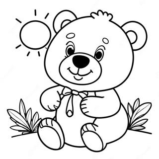 Pagina Da Colorare Di Orso Funshine 73344-60539