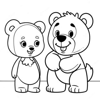 Pagina Da Colorare Di Goldie E Bear 73545-60690