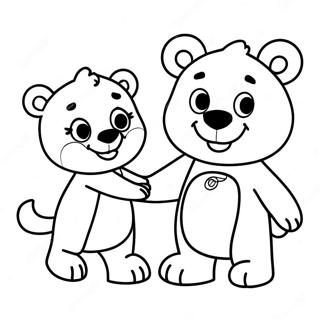 Pagina Da Colorare Di Goldie E Bear 73545-60692