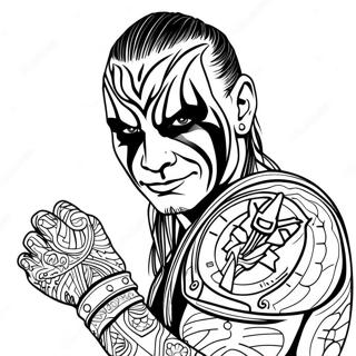 Pagina Da Colorare Di Jeff Hardy 73605-60735