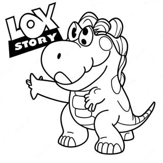 Pagina Da Colorare Di Rex Toy Story 73745-60860