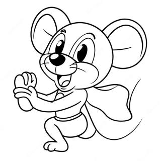 Pagina Da Colorare Di Mighty Mouse 74005-61066