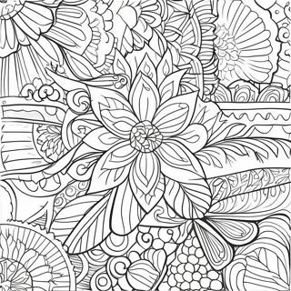 Pagina Da Colorare Pattern Facile 74275-61290