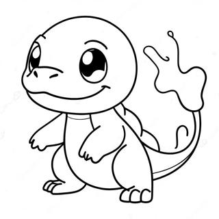 Pagina Da Colorare Charmander Che Si Evolve In Charmeleon 74296-61305