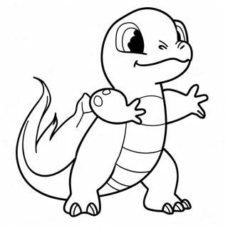 Pagina Da Colorare Charmander Che Si Evolve In Charmeleon 74296-61308