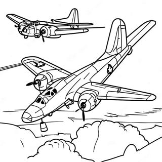 Pagina Da Colorare Del Bombardiere B 17 74395-61375