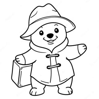 Pagina Da Colorare Di Paddington Bear Avventuroso 74446-61416