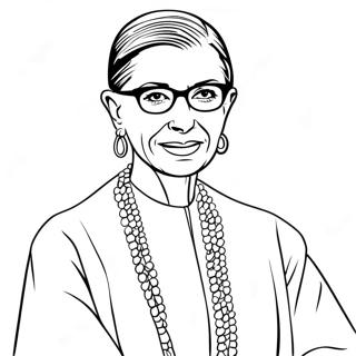 Ruth Bader Ginsburg Pagine Da Colorare