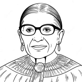 Pagina Da Colorare Di Ruth Bader Ginsburg 74555-61498