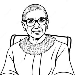 Pagina Da Colorare Di Ruth Bader Ginsburg 74555-61500