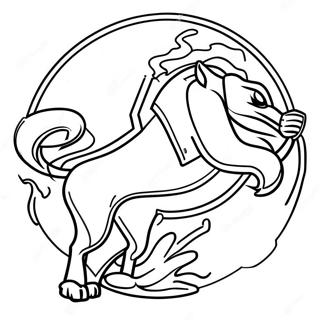 Pagina Da Colorare Del Logo Dei Detroit Lions 7644-6210