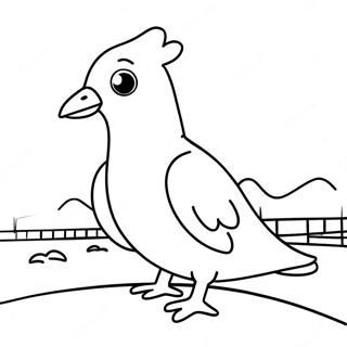 Pagina Da Colorare Di Pigeon Mo Willems Avventuroso 7655-6221