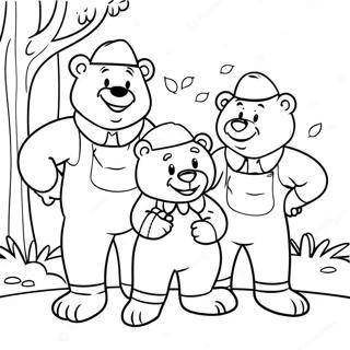 Pagina Da Colorare Dellavventura Familiare Degli Orsi Berenstain 7735-6287