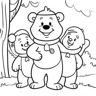 Pagina Da Colorare Dellavventura Familiare Degli Orsi Berenstain 7735-6288