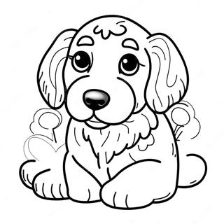 Pagina Da Colorare Cucciolo Di Goldendoodle 7934-6442