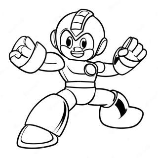 Pagina Da Colorare Di Megaman In Azione 8035-6528