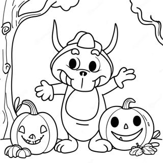 Pagina Da Colorare Di Halloween Disney Grande 8134-6602