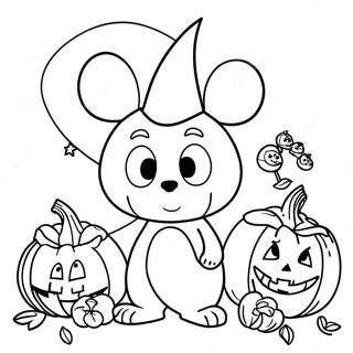 Pagina Da Colorare Di Halloween Disney Grande 8134-6604