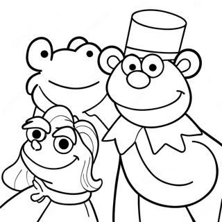 Pagina Da Colorare Dei Muppets 8275-6706