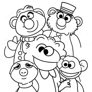 Pagina Da Colorare Dei Muppets 8275-6707