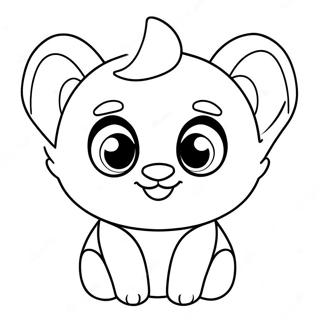 Pagina Da Colorare Dei Simpatici Amici Beanie Boo 8306-6734