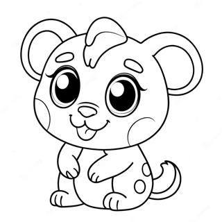 Pagina Da Colorare Dei Simpatici Amici Beanie Boo 8306-6736