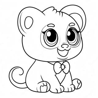 Pagina Da Colorare Dei Simpatici Amici Beanie Boo 8306-6814