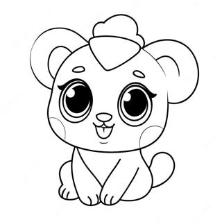 Pagina Da Colorare Dei Simpatici Amici Beanie Boo 8306-6816